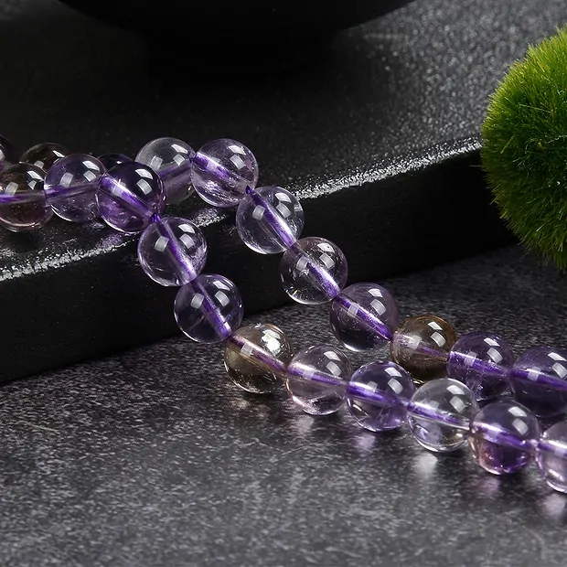 String Beads, Ametrine, 08mm (39cm) | wholesaler gems, healing stones & jewelry