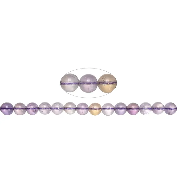 String Beads, Ametrine, 08mm (39cm) | wholesaler gems, healing stones & jewelry