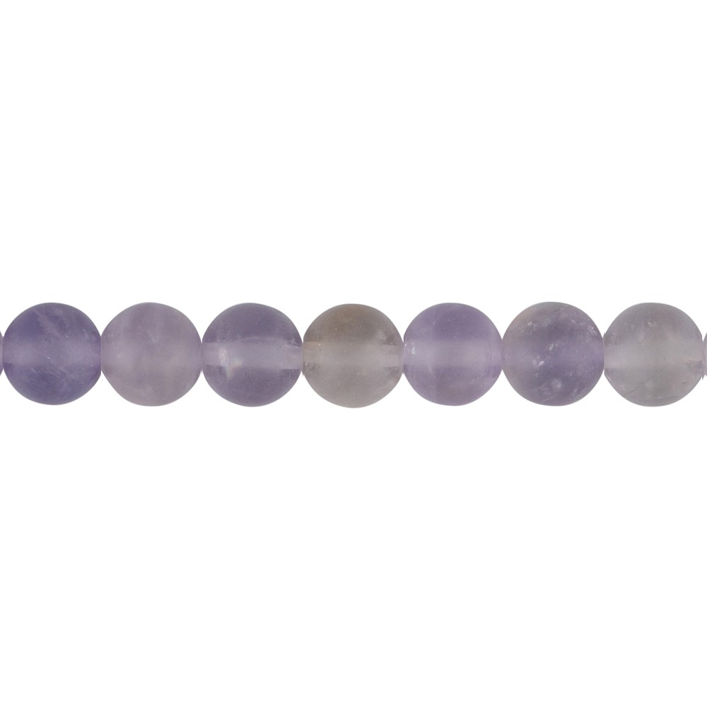 String Beads, Ametrine, matt, 10mm (37cm) | wholesaler gems & healing stones