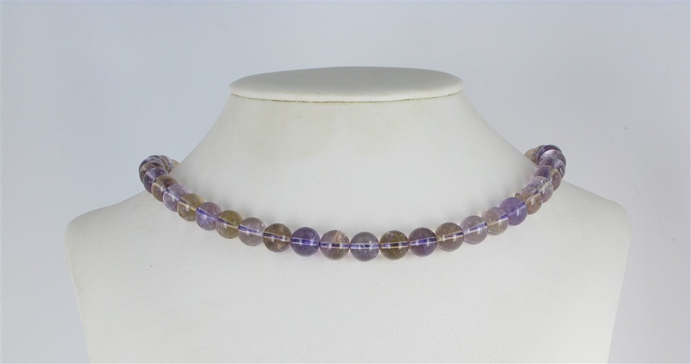 Strang Kugeln, Ametrin, 10mm | Mineralienhandel Edelsteine, Heilsteine & Schmuck