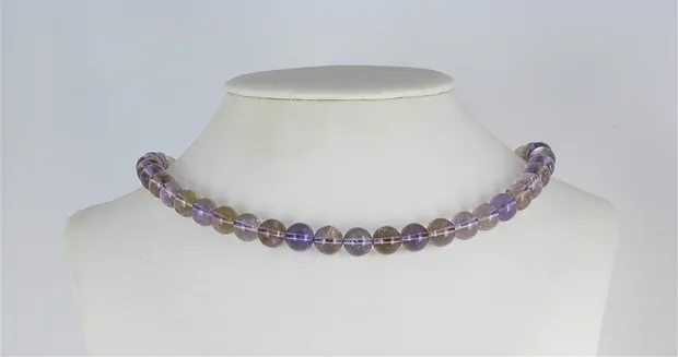 Strang Kugeln, Ametrin, 10mm | Mineralienhandel Edelsteine, Heilsteine & Schmuck