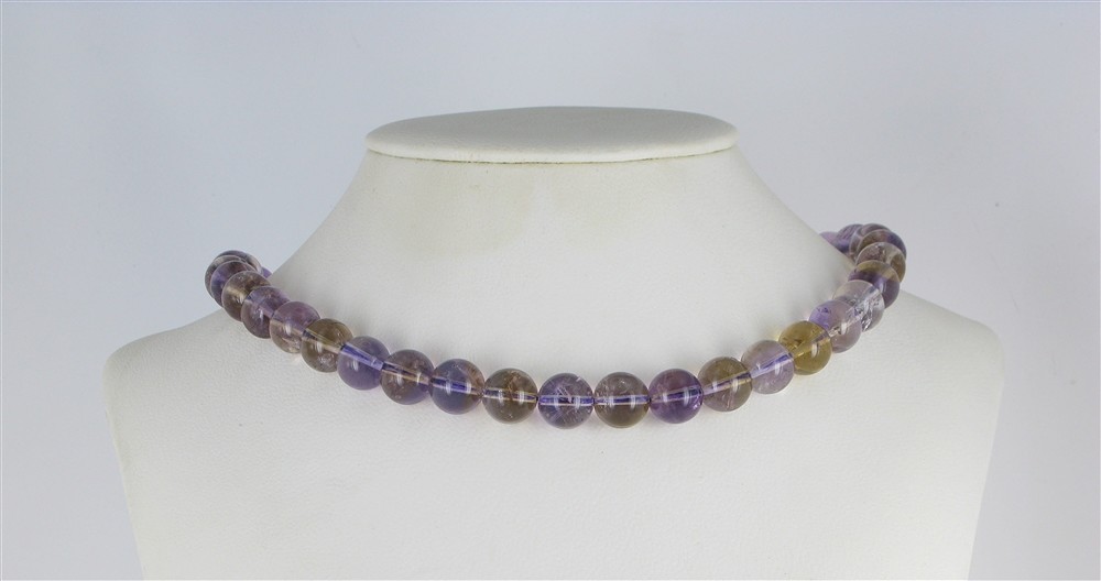 Cuentas de piedras preciosas, Ametrino (bolivianita), 12mm | Marco Schreier