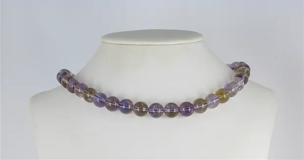 Strang Kugeln, Ametrin, 12mm | Mineralienhandel Edelsteine, Heilsteine & Schmuck