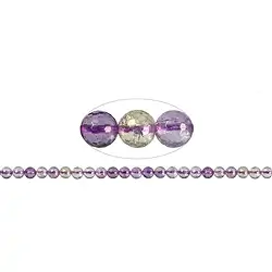 141990106320 Strang Kugeln, Ametrin, facettiert, 08mm | GH Edelsteine, Heilsteine & Schmuck