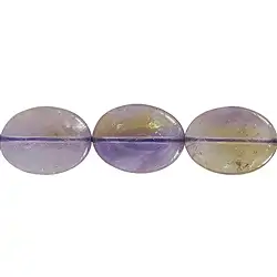 141990303220 Lense strand, Ametrine A, 25 x 18mm | wholesaler gems, healing stones & jewelry
