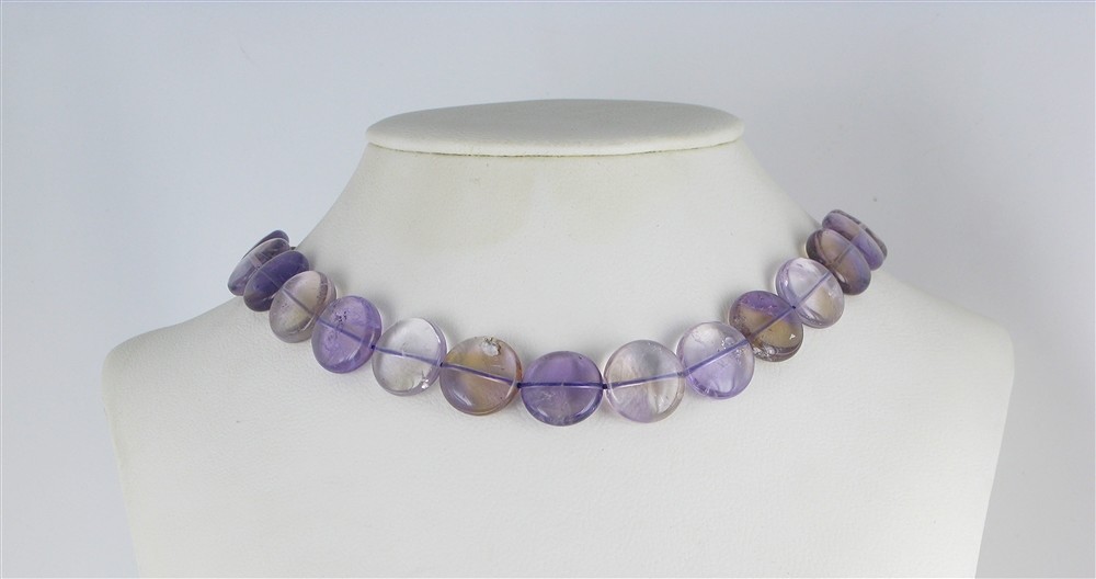 Strang Coin, Ametrin, 18mm | Mineralienhandlung Edelsteine, Heilsteine & Schmuck