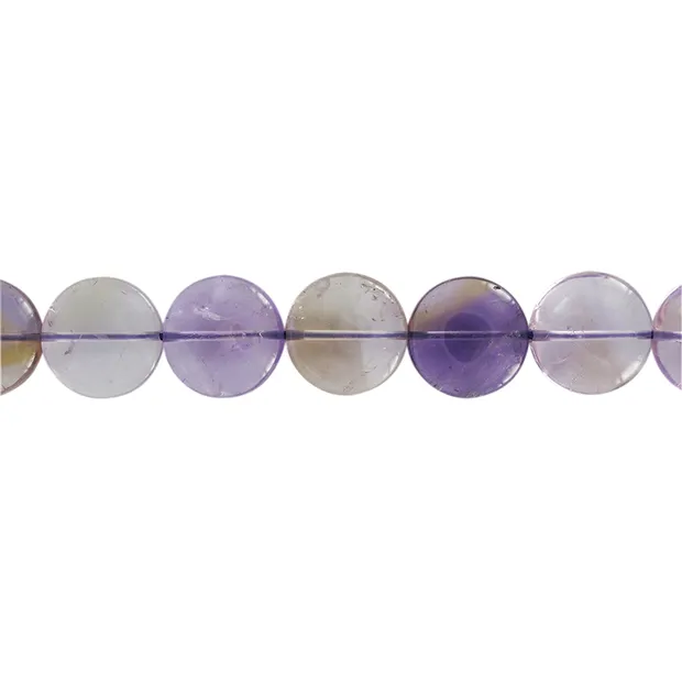 Disc strand, Ametrine A, 16 mm | minerals trade - gems, healing stones & jewelry