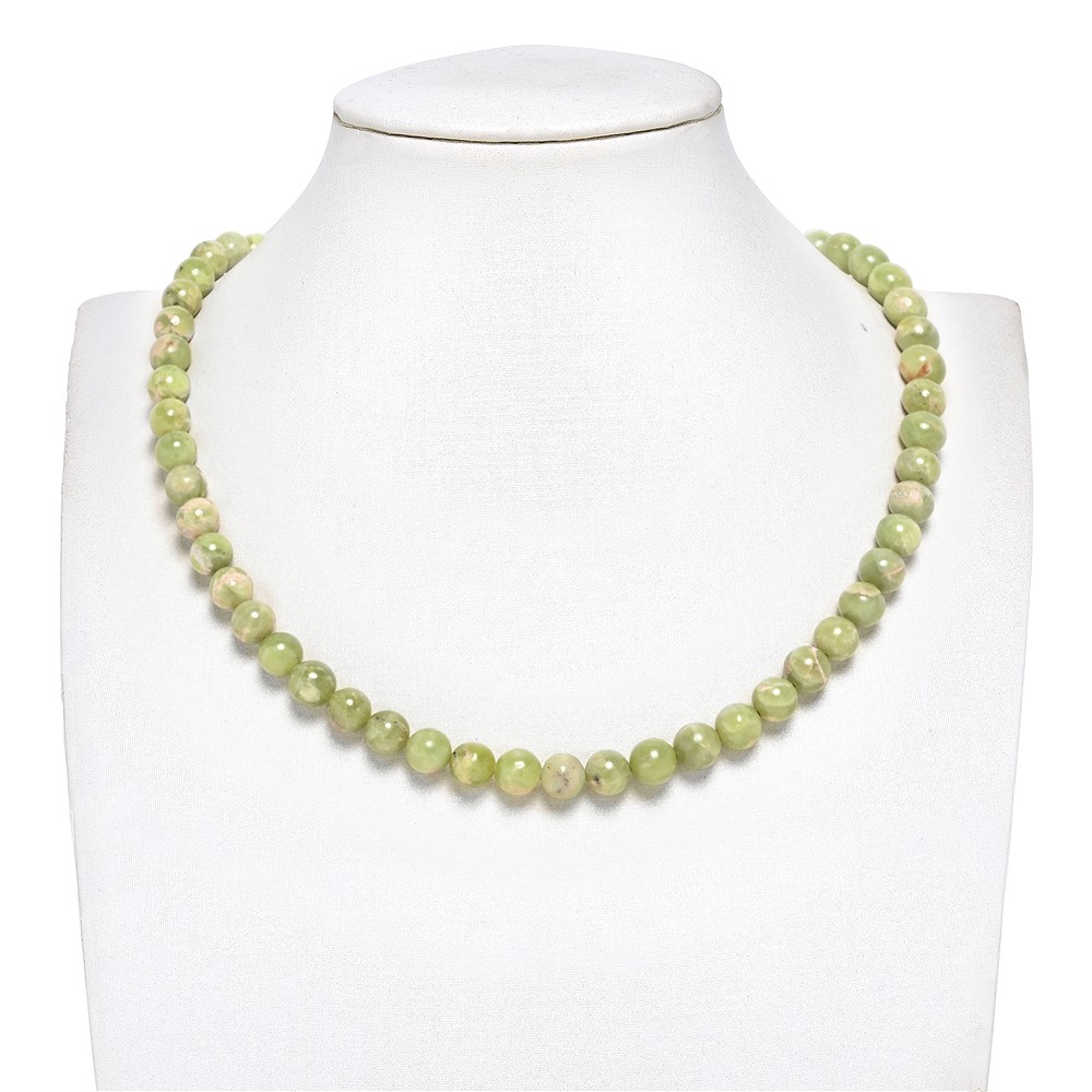 Rang de collier boules, Vésuvianite (Idocras), 06 mm | Marco Schreier