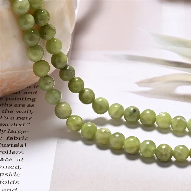 Rang de collier boules, Vésuvianite (Idocras), 06 mm | Marco Schreier