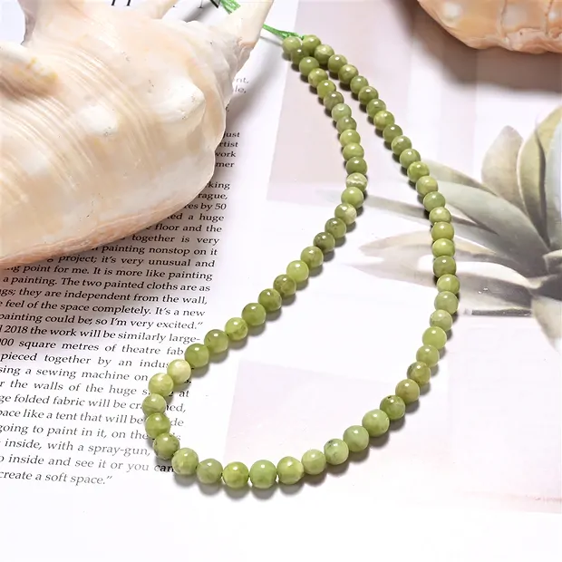 Rang de collier boules, Vésuvianite (Idocras), 06 mm | Marco Schreier