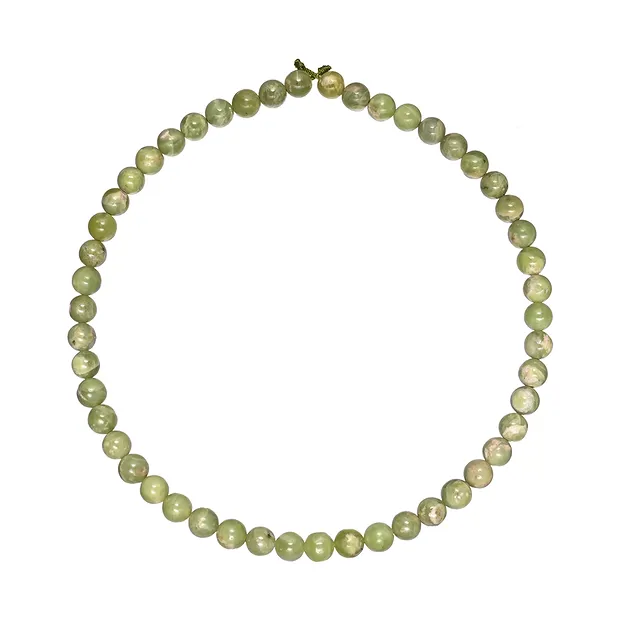 String Beads, Vesuvianite (Idocras), 08mm | wholesaler gems & healing stones
