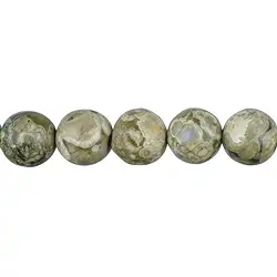 142060101120 Rang de collier boules, Rhyolite (Jaspe des forêts tropicales), 14mm | Marco Schreier