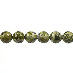 142060105920 Filo di perline, riolite (riolite della foresta pluviale), sfaccettate, 12 mm | Marco Schreier