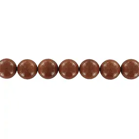 String Beads, Gold stone brown (synt. Glass), 12mm | Marco Schreier