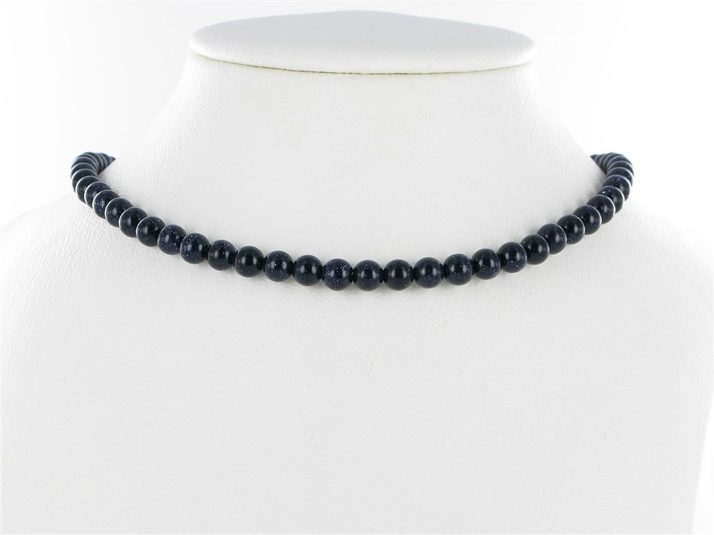 perline a filo, vetro avventurina (vetro sintetico), 06mm | Marco Schreier