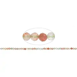 142130104920 Cuentas preciosas, piedra solar (Arusha), 04mm, facetada | Marco Schreier
