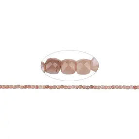 Rang de collier, Pierre de soleil B, 04mm, à facettes (39cm) | Marco Schreier