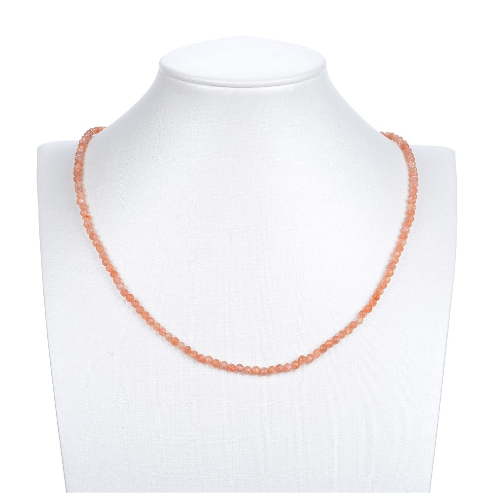 Rang de colliers, Pierre de soleil, à facettes, 02,5mm (39cm) | Marco Schreier