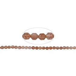 142130411220 Strang Zylinder, Sonnenstein, facettiert, 05 x 04mm (39cm) | Marco Schreier