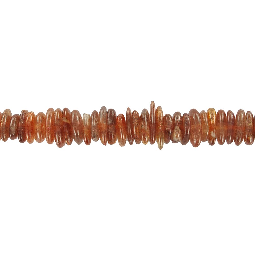 Strand splinter, sunstone A, 10 - 16mm | Schreier gems, healing stones & jewelry