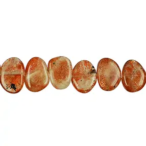 Rang de colliers, Pierre de soleil, 12 x 13-21mm, dégradé | Marco Schreier