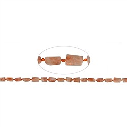142130626220 Strang Zylinder, Sonnenstein, 10 x 06mm (41cm) | Marco Schreier