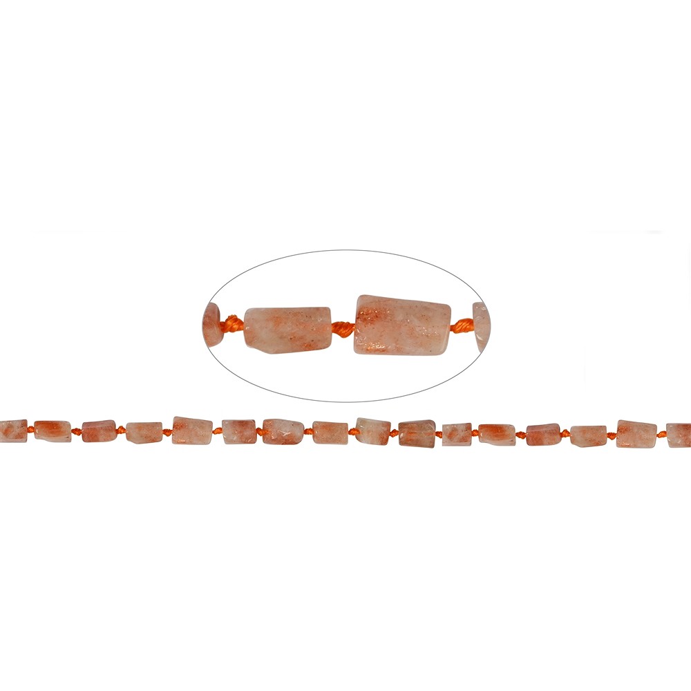Strang Zylinder, Sonnenstein, 10 x 06mm (41cm) | Marco Schreier