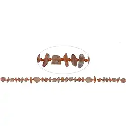 142130706921 Rang de colliers Freeform, Pierre de soleil, facettes, 02-04 x 04-07mm | Marco Schreier