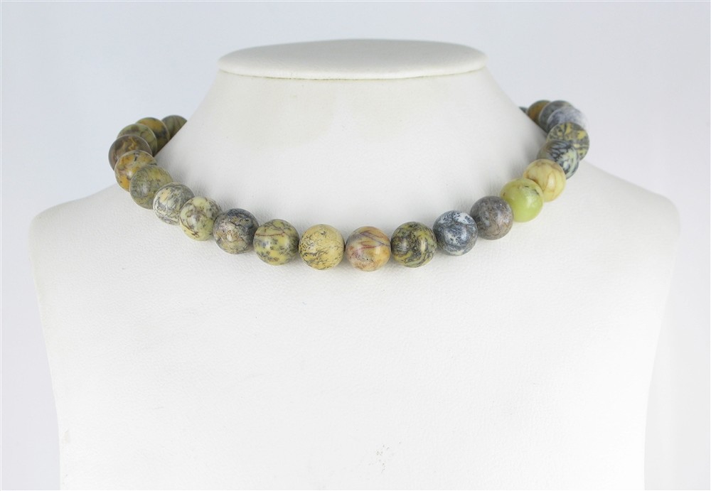 Strang Kugeln, Opalith (gelb), 14mm | Schreier Edelsteine, Heilsteine & Schmuck