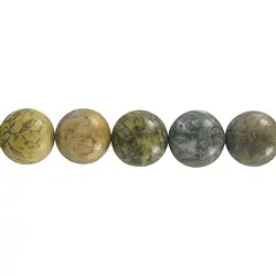 142150101120 Filo di perline, Opalite (giallo), 14 mm | grossista gemme e pietre curative