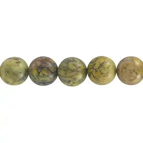 String Beads, Opalite (yellow), 16mm | wholesaler gems, healing stones & jewelry
