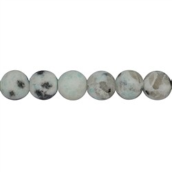 142250101011 Rang de collier boules, Granit (bleu), mat, 12mm | Marco Schreier