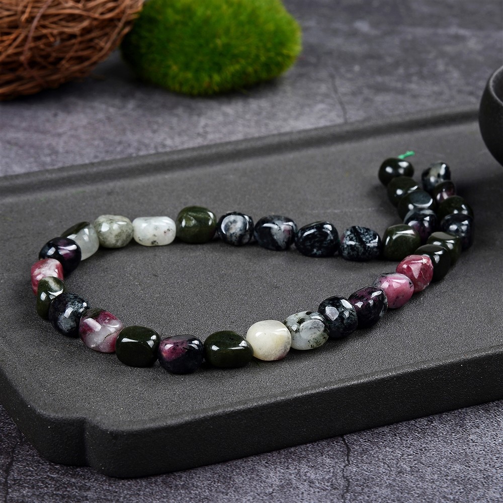 Strang Nuggets, Eudialyt, 09 - 10mm (39cm) | GH Edelsteine, Heilsteine & Schmuck