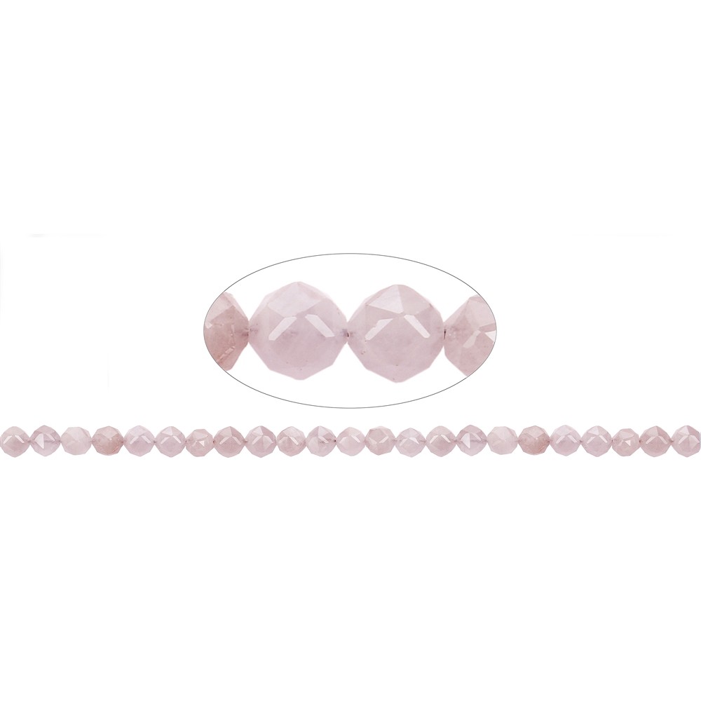 Filo di perline, Morganite, sfaccettato, 06mm | Marco Schreier