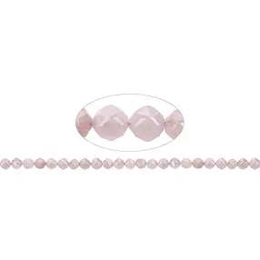 String Beads, Morganite, faceted, 06mm | Schreier gems, healing stones & jewelry