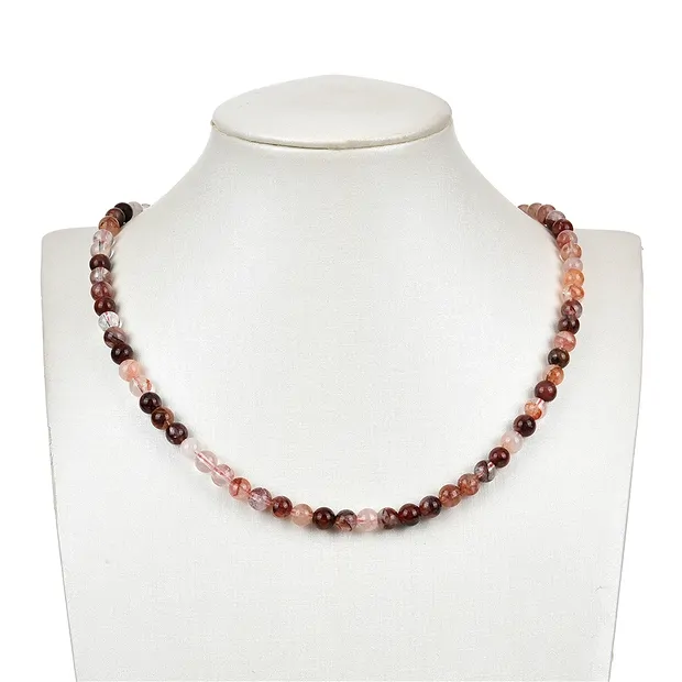 String Beads, Hematite Quartz, 06mm (39cm) | wholesaler gems & healing stones