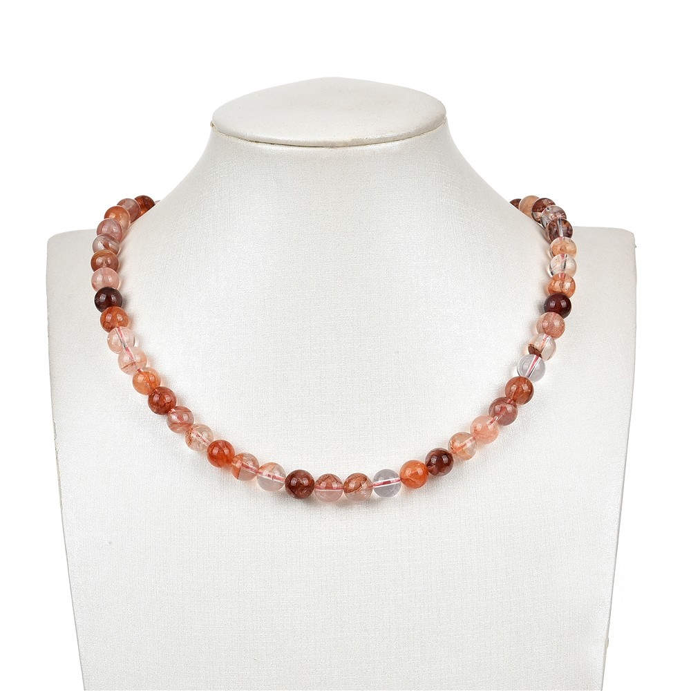 Strang Kugeln, Hämatitquarz, 08mm (39cm) | GH Edelsteine, Heilsteine & Schmuck