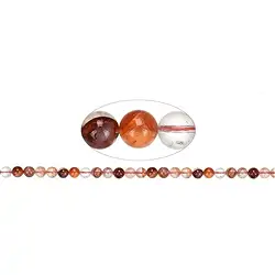 142350100721 Strang Kugeln, Hämatitquarz, 08mm (39cm) | GH Edelsteine, Heilsteine & Schmuck