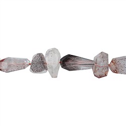 142351443520 Filo di pepite, Quarzo ematite, 06-22 x 11-24mm | Marco Schreier