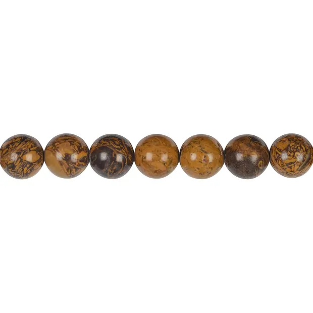 String Beads, Jasper (Snake Jasper), 10mm | wholesaler gems & healing stones