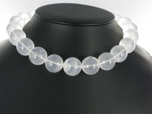 String Beads, Girasol Quartz, 20mm | wholesaler gems, healing stones & jewelry