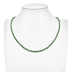 String Beads, Garnet (Tsavorite), 03mm, faceted (39cm) | Marco Schreier