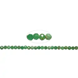142410101620 Rang de collier boules, grenat vert (Tsavorite), à facettes, 03mm (39cm) | Marco Schreier