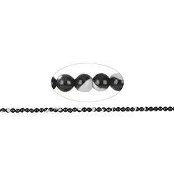 142430100220 Filo di perle, Madreperla (scura), 03 mm | grossista gemme e pietre curative