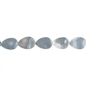 Strang Tropfen, Perlmutt (dunkel), 12 x 08mm | Edelsteine, Heilsteine & Schmuck