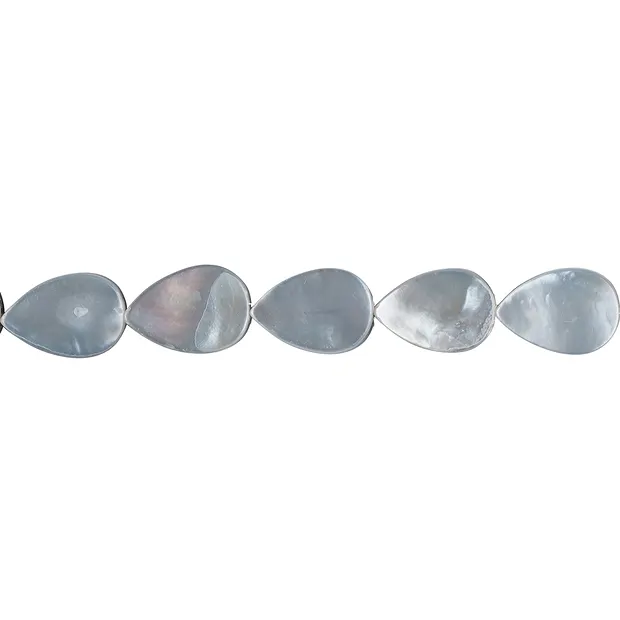 Strang Tropfen, Perlmutt (dunkel), 12 x 08mm | Edelsteine, Heilsteine & Schmuck