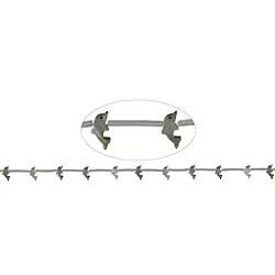 142431200520 Rang de colliers dauphins, nacre (foncée), 07 x 15mm | Marco Schreier