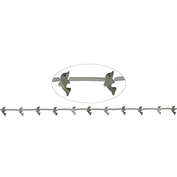 Strang Delfine, Perlmutt (dunkel), 07 x 15mm | Edelsteine, Heilsteine & Schmuck