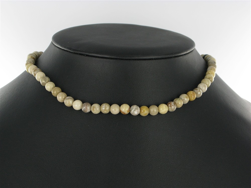 Cuentas de piedras preciosas, Coral petrificado, 06mm | Marco Schreier