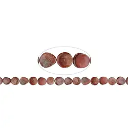 142451464120 Strand disk freeform, horn coral, 20 - 22mm | wholesaler gems & healing stones